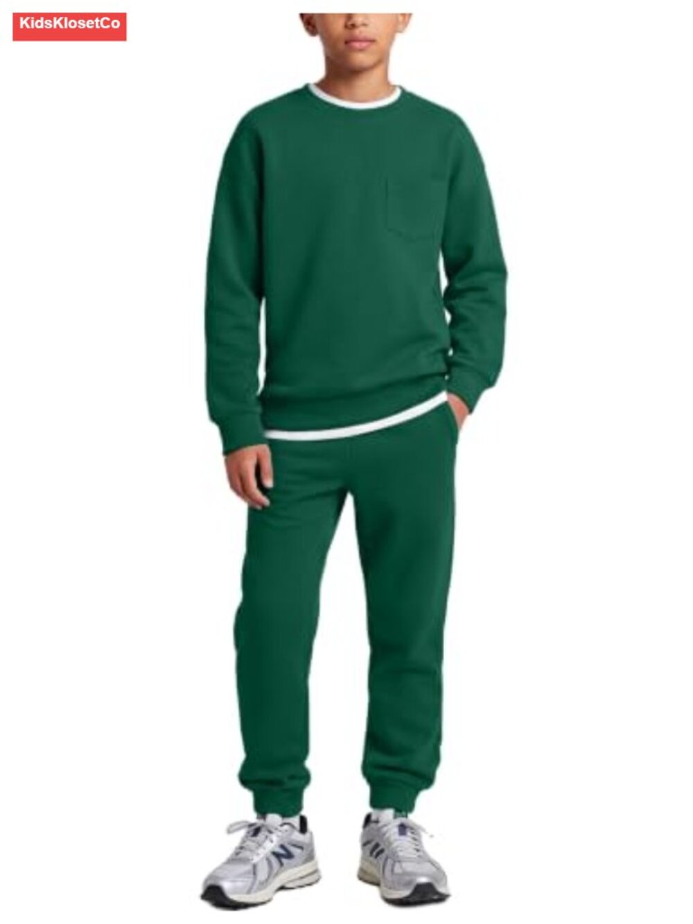 Boys Oversize Sweatsuit Set 100% Polyester Tracksuit 2 Piece